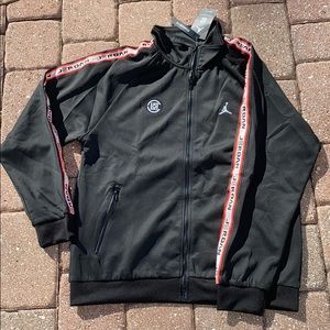 JORDAN x CLOT zip-up sport jacket